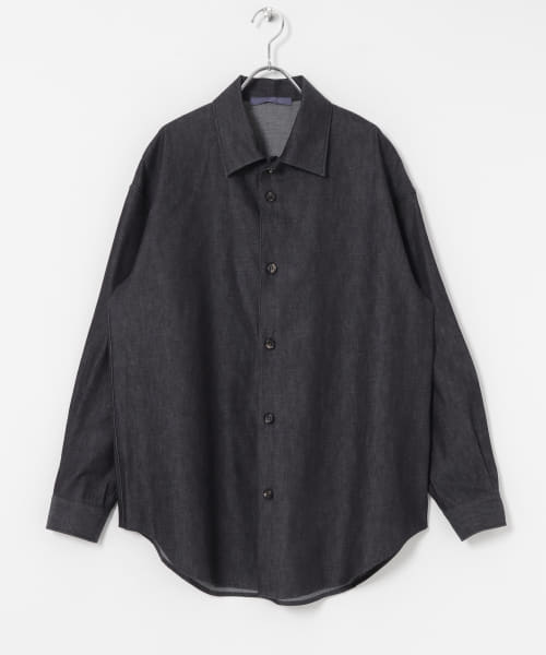 semoh　Light Denim Shirts Jacket