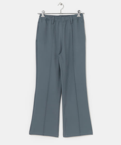 URBAN RESEARCH iD　SEMI FLARE POLY TWILL PANTS