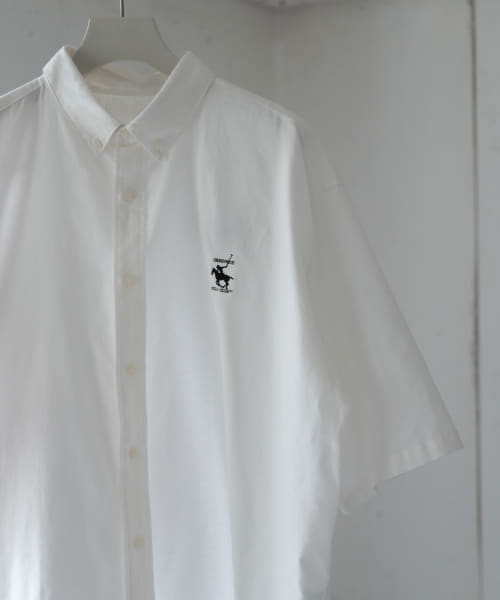 『ユニセックス』『別注』GREENWICH POLO CLUB×SOP　シャツB
