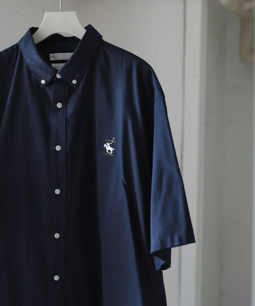 『ユニセックス』『別注』GREENWICH POLO CLUB×SOP　シャツB