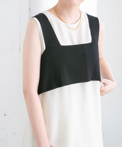 [KBF][BACKクロスニットビスチェ]