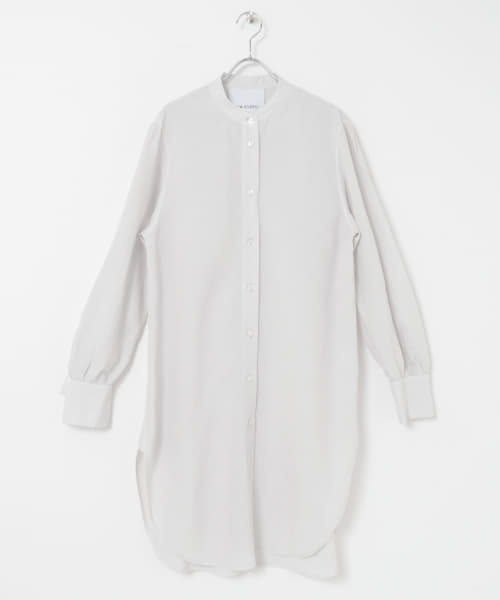 WA.CLOTH　CINOH BAND COLLAR SHIRTS