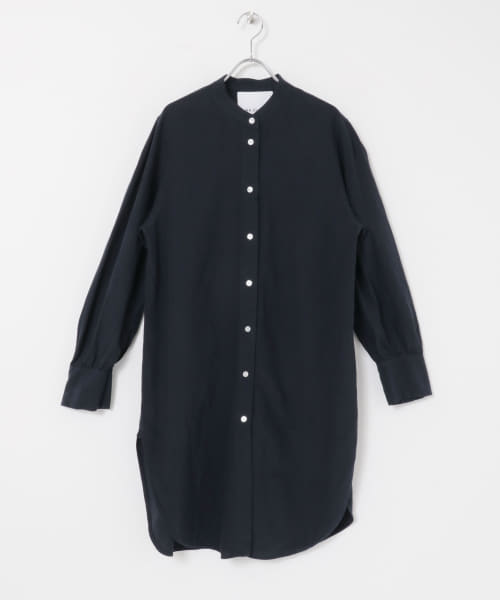 WA.CLOTH　CINOH BAND COLLAR SHIRTS