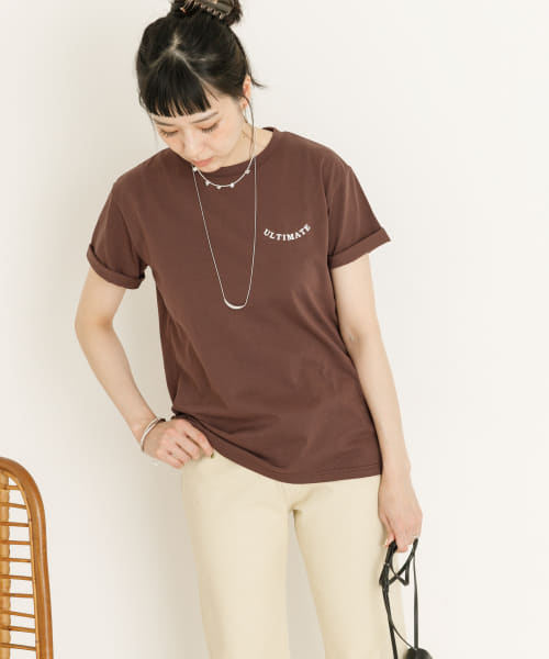 ロゴプリントTシャツ