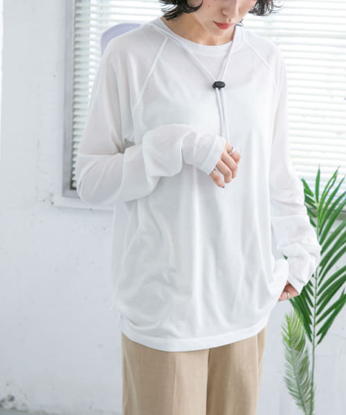 ラグランステッチロンTEE