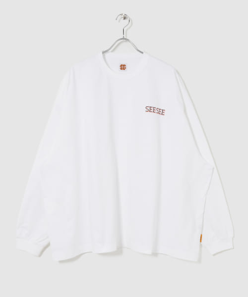 『別注』SEESEE×URBS　SUPER BIG FLAT LONG-SLEEVE TEE