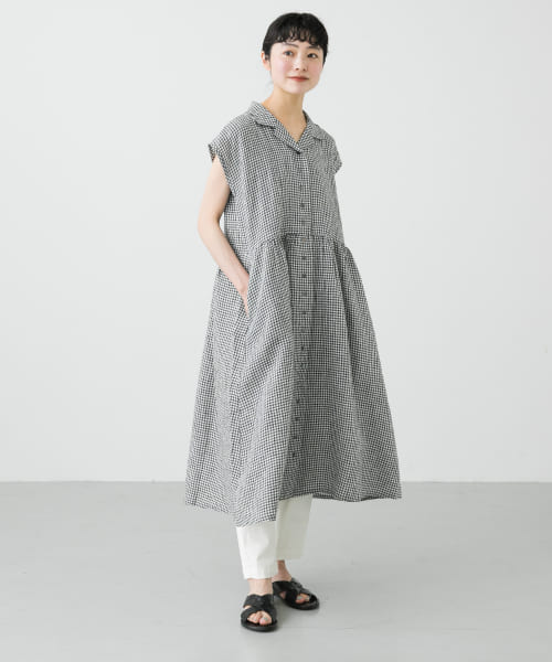 SOIL　GINGHAM CHECK SHIRTS DRESS