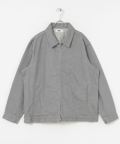 REVERBERATE　ZIP DENIM JACKET