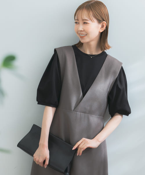 UVカットパフスリーブTシャツ