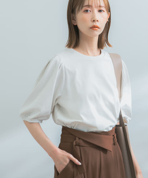 UVカットパフスリーブTシャツ