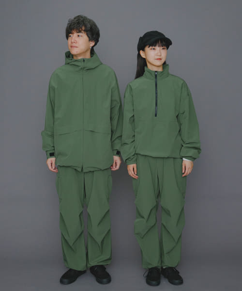 『ユニセックス』Uiscel　4WAYストレッチカーゴパンツ A