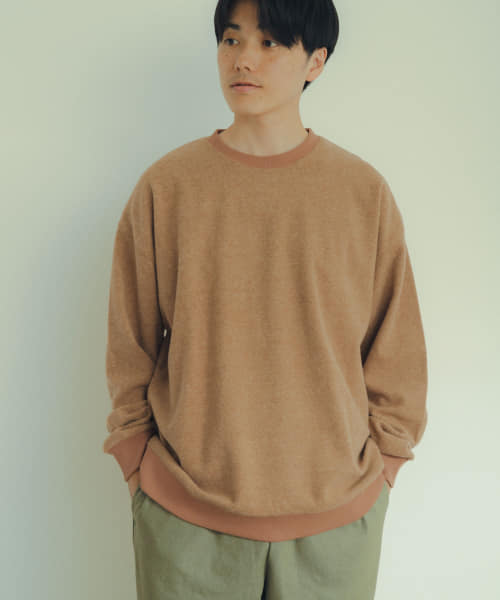 [ITEMS][起毛フライス クルーネックプルオーバー]