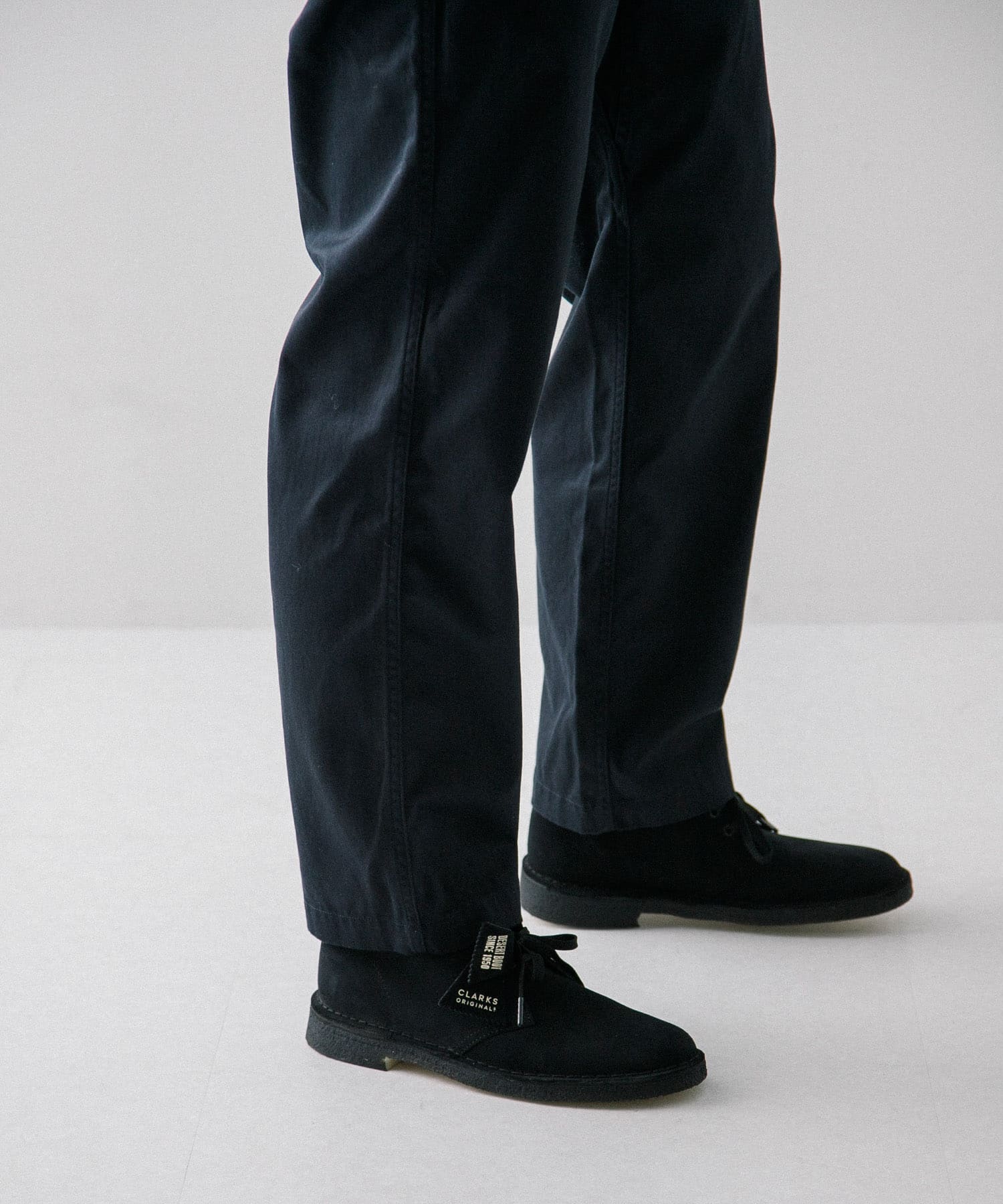 Clarks desert boot black online