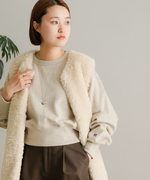 『別注』RUSSELLATHLETIC×URBAN RESEARCH　バックロゴスウェット