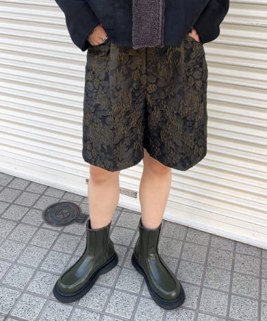 デザインポケットタックショートパンツ