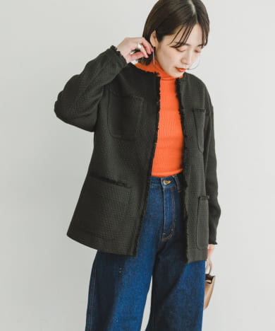 ツイードノーカラージャケット[IT36-27A005]｜URBAN RESEARCH公式 