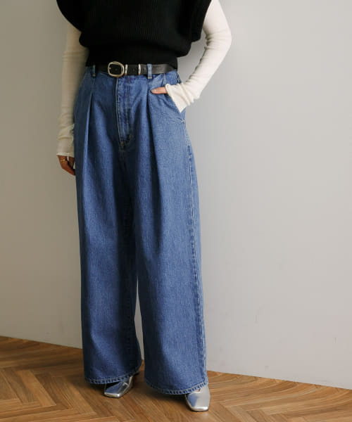 WIDE DENIM by SHIOTA
