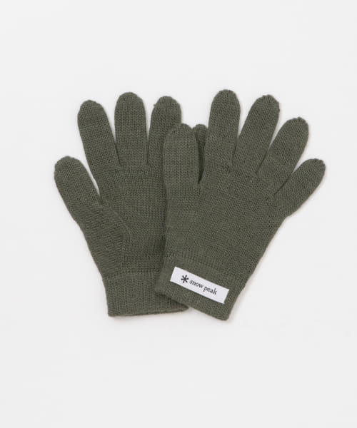 snow peak apparel　TIB Knit Gloves