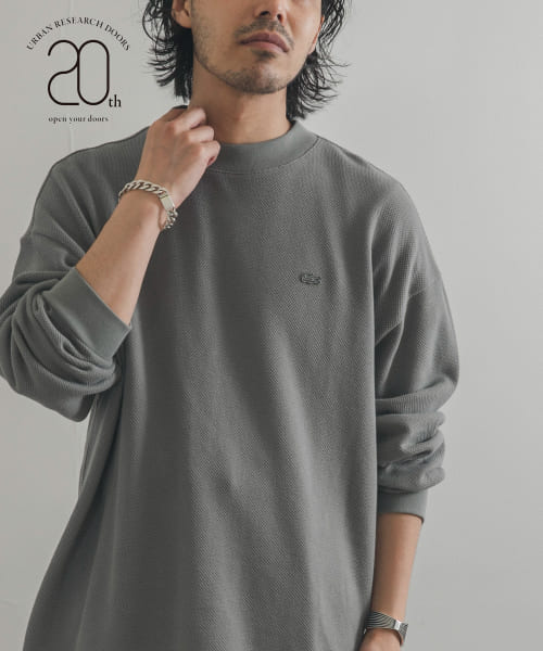『別注』LACOSTE×DOORS　20th thick mock long-sleeve