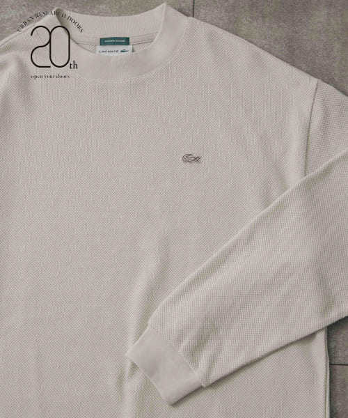 『別注』LACOSTE×DOORS　20th thick mock long-sleeve