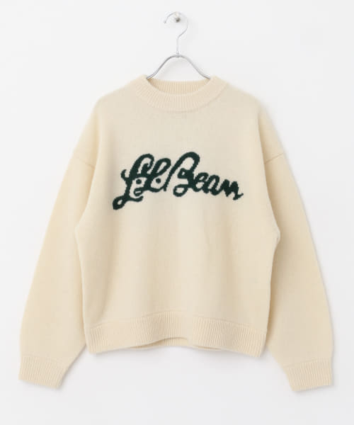 L.L.Bean　Sweater Script Logo