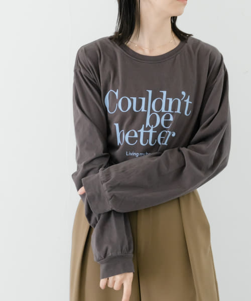 ハイゲージ天竺ロゴロンTシャツ