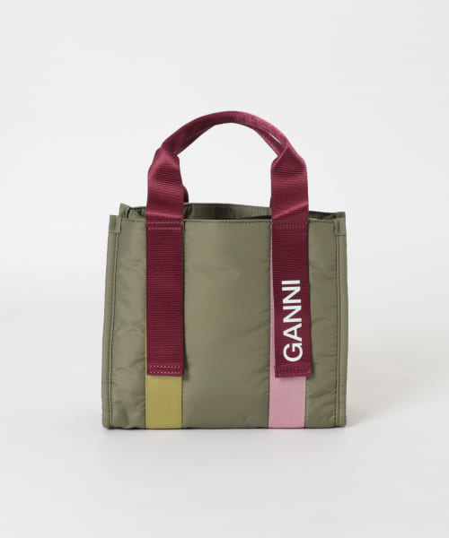 GANNI　Recycled Tech Small Tote