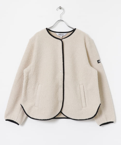 AIGLE　シェルパフリースカーディガン