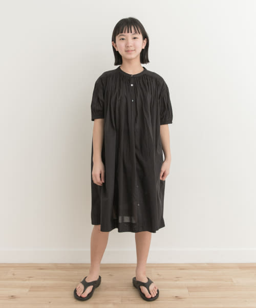 『親子リンク』コットンボイルギャザーワンピース(KIDS)