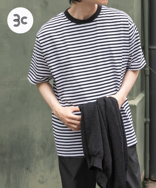 FORK&SPOON　ボーダーショートスリーブTシャツ