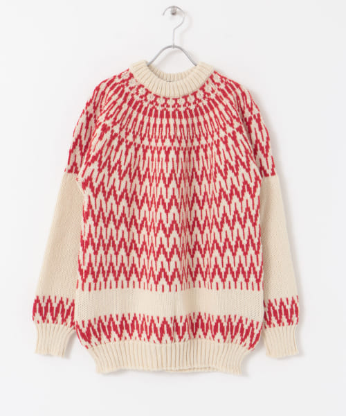 GUERNSEY WOOLLENS　Iceman Twotone Sweater