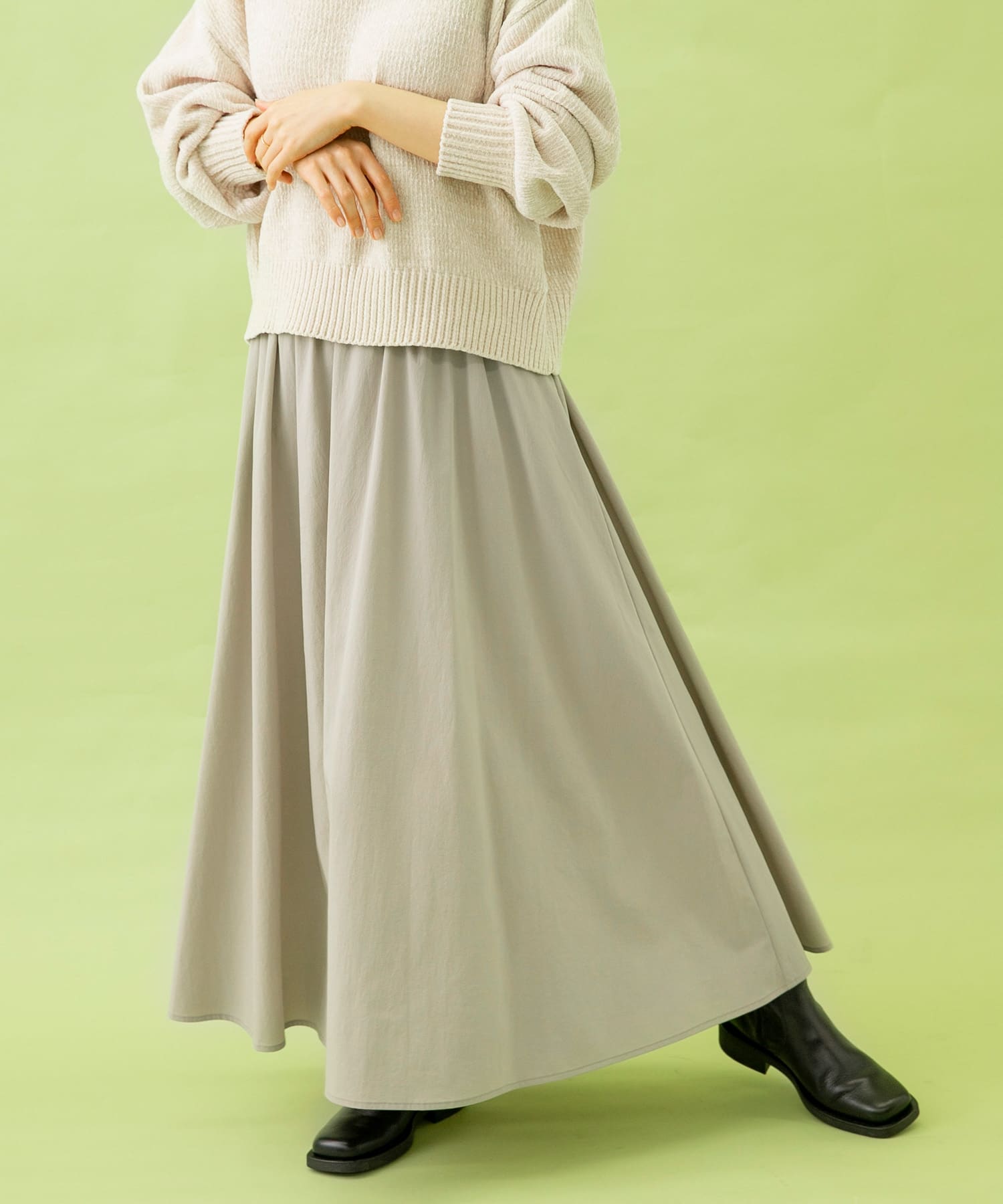 ウエストシャーリングナイロンフレアスカート[LA44-25R001]｜URBAN RESEARCH公式ファッション通販