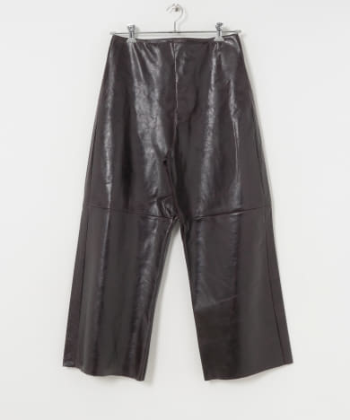 GABRIELA COLL GARMENTS LEATHER FULL TROUSERS[UM44-S13-249