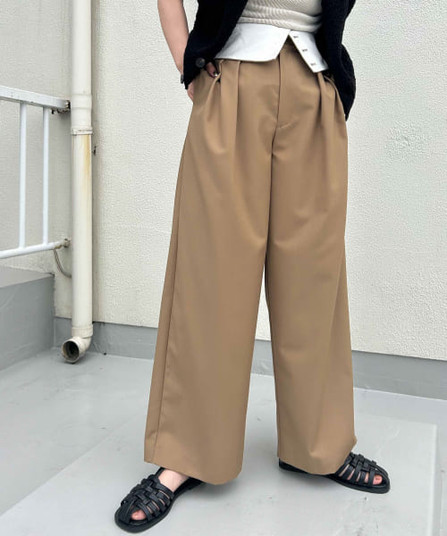 [KBF][WIDEベルトパンツ]
