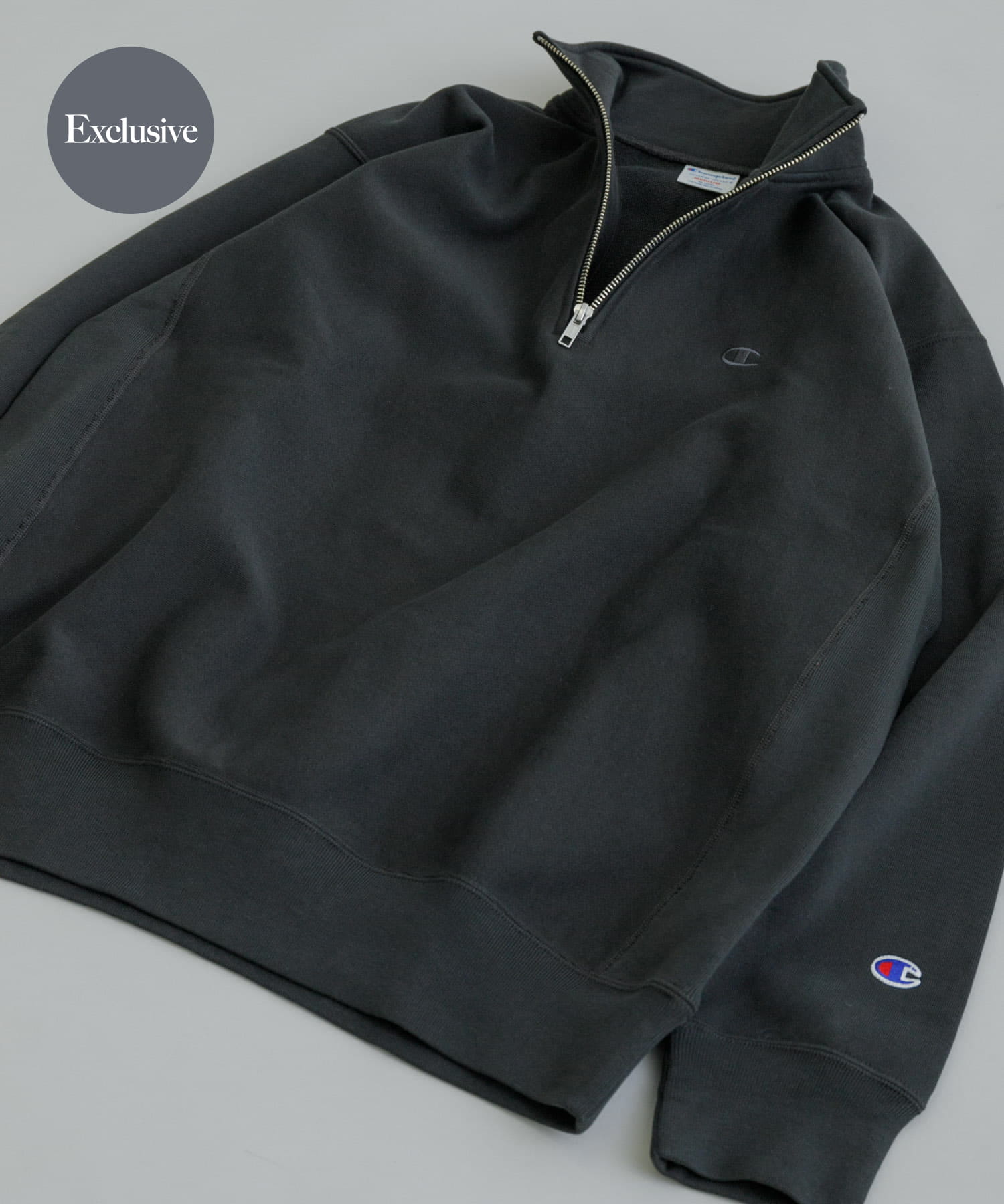 別注』Champion×URBAN RESEARCH HALF ZIP SWEAT[UM44-C8-Z011]｜URBAN RESEARCH 公式ファッション通販