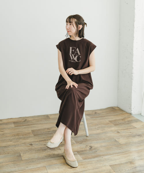 [ITEMS][カットジョーゼットフレンチワンピース]