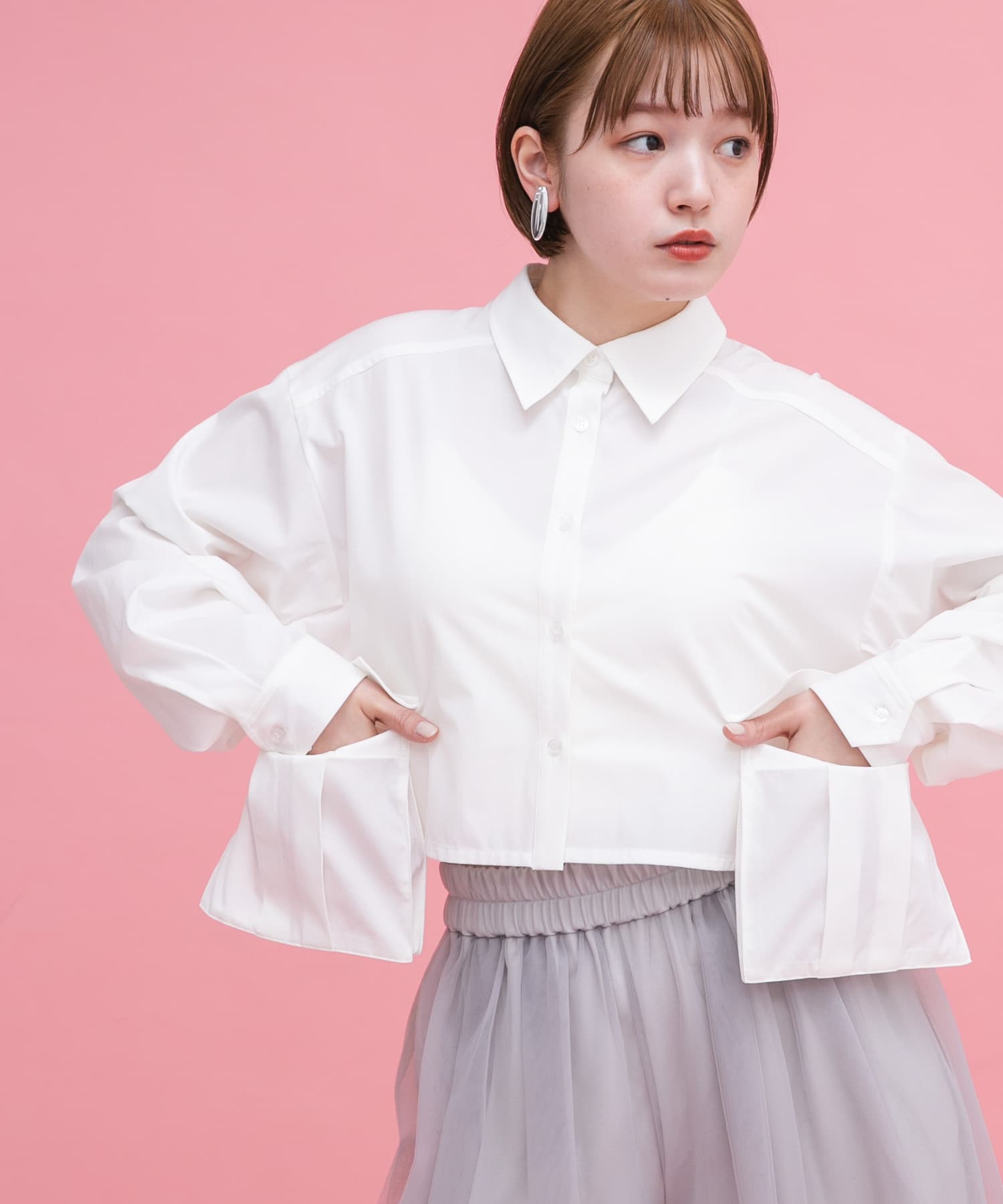 サイドBIGポケットクロップドシャツ[KB44-23R010]｜URBAN RESEARCH公式ファッション通販