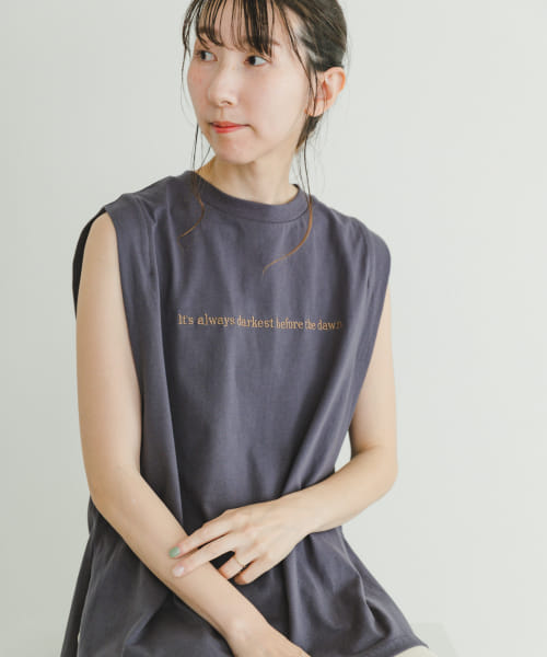 [ITEMS][ショルダータックロゴTシャツ]