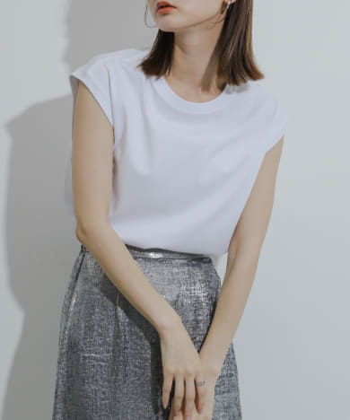 クールタッチフレンチスリーブTシャツ