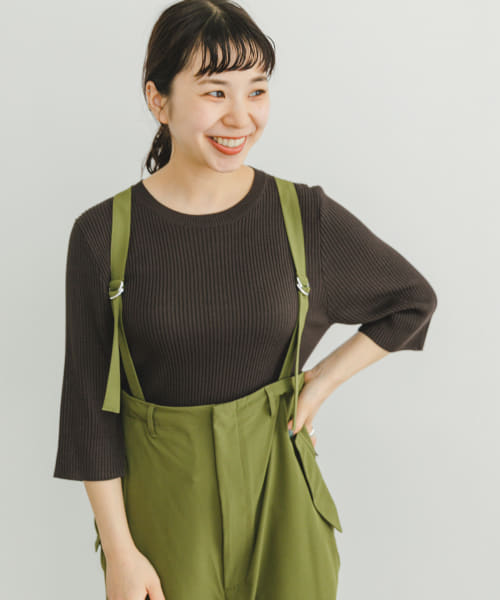 [ITEMS][クルーネックリブニット]
