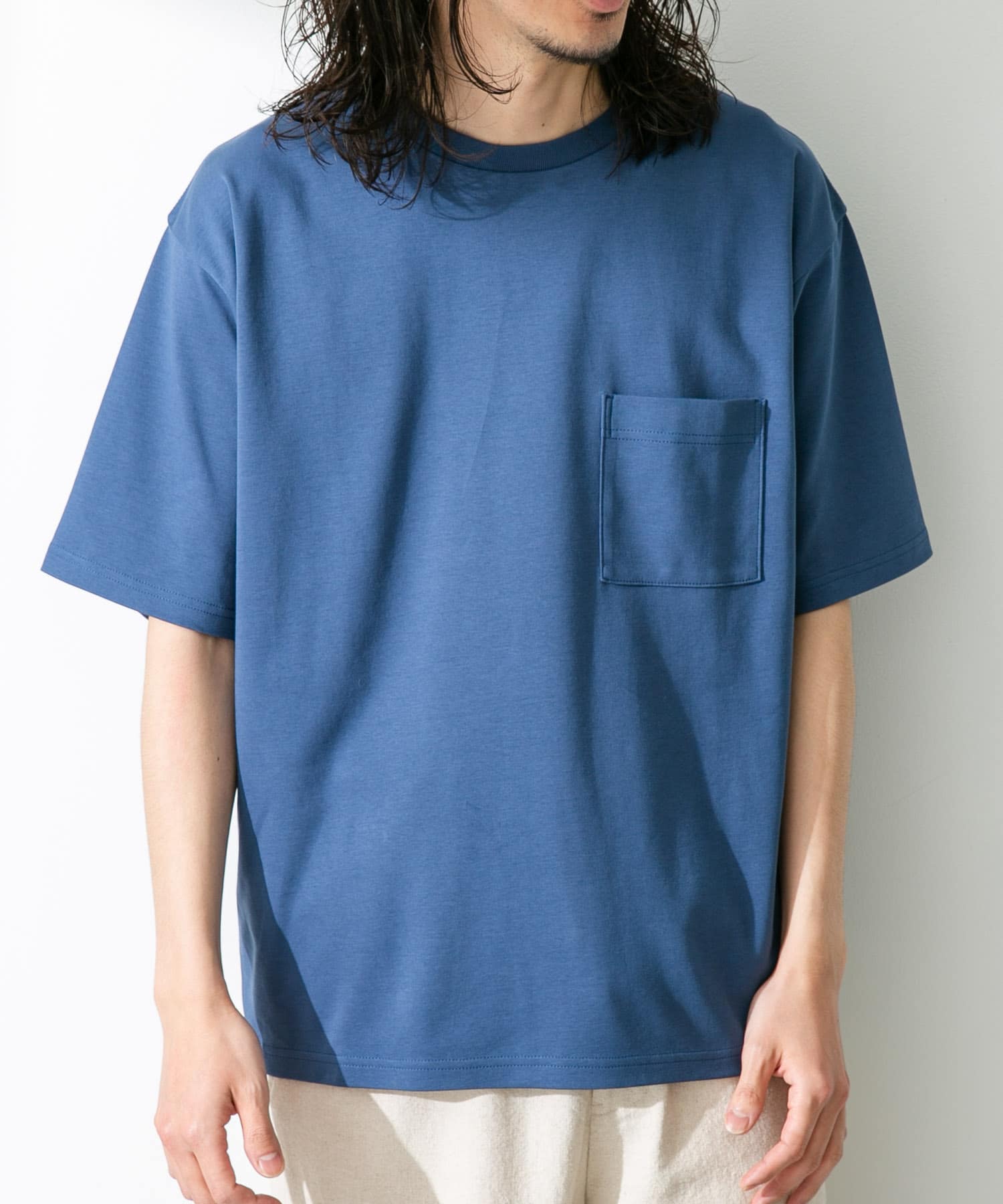 コンパクトスムースショートスリーブTシャツ[LA45-11S010