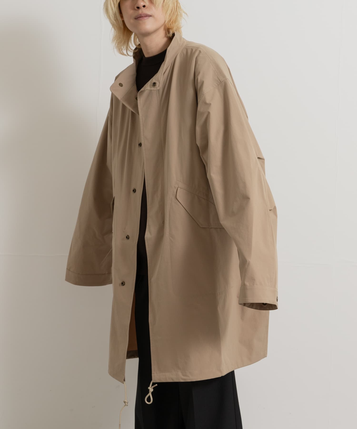 77circa high density nylon M-65 fishtail coat[cc24aw-44-T47