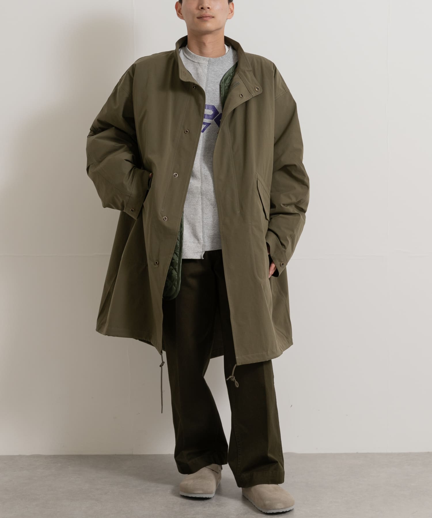 【送料無料/即納】  high 77circa density RESEARCH公式ファッション通販  coat[cc24aw-44-T47]｜URBAN fishtail M-65 nylon ジャケット・アウター