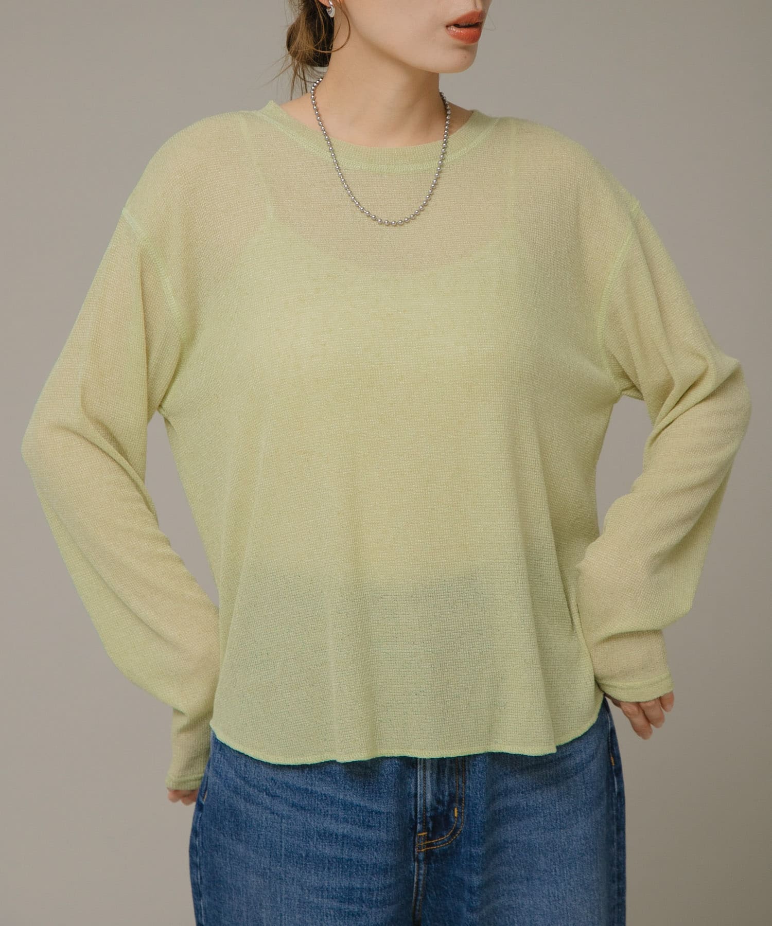 シアーワッフルロングTシャツ[LA46-21T002]｜URBAN RESEARCH公式