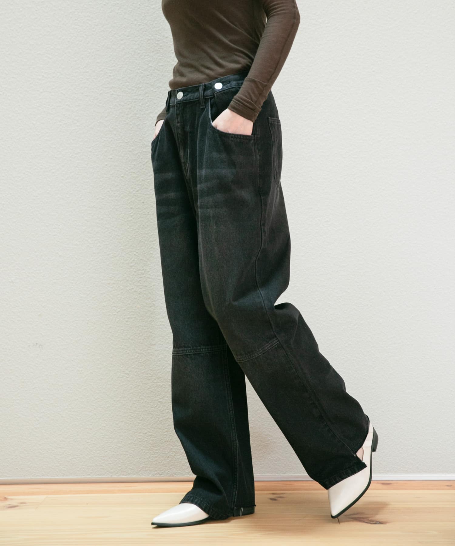 人気新品 BELT TUCK YENN DESIGN RESEARCH PANTS[RW46-Y24331081]｜URBAN パンツ