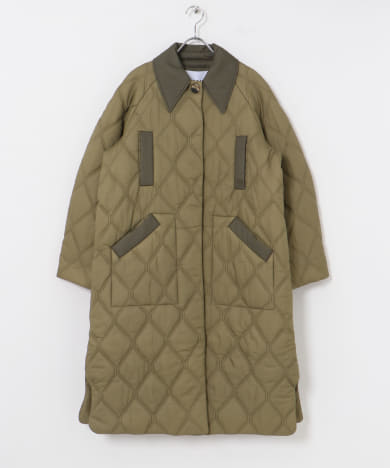 GANNI Quilt Raglan Midi Coat[UW46-F9206]｜URBAN RESEARCH公式