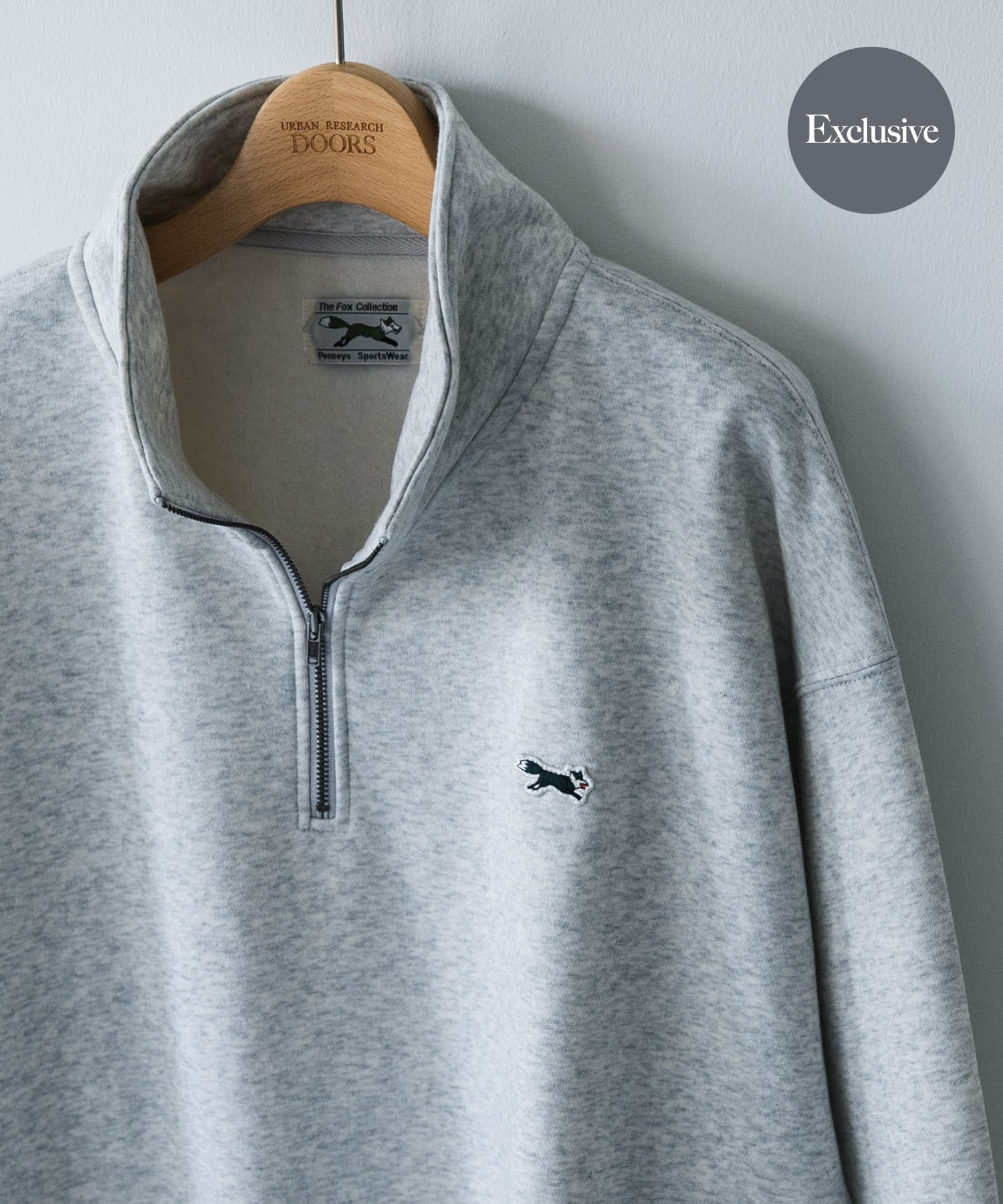XLサイズ/WEB限定』『別注』PENNEYS×DOORS THE FOX ハーフジップスウェット[DR47-11H712]｜URBAN  RESEARCH公式ファッション通販