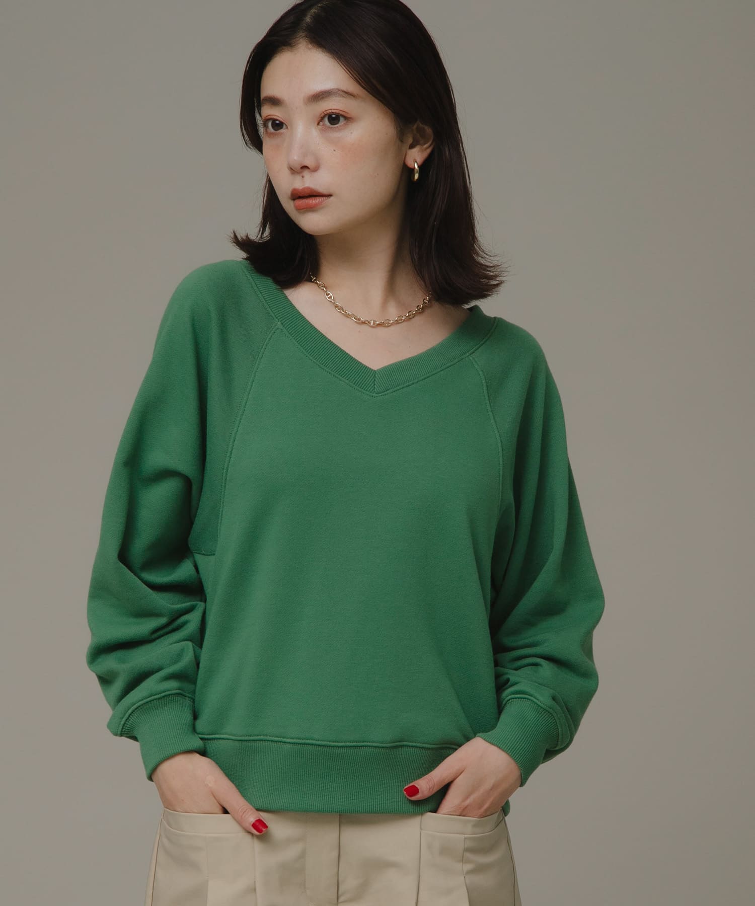 Vネックスウェットプルオーバー[LA46-21R001]｜URBAN RESEARCH公式ファッション通販