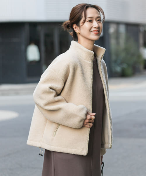 URBAN RESEARCH DOORS（アーバンリサーチドアーズ）の「リバーシブルボアブルゾン（ブルゾン）」 - WEAR