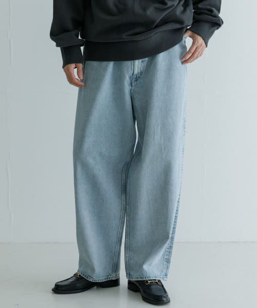 YLEVE　13.5oz DENIM BAGGY FADE